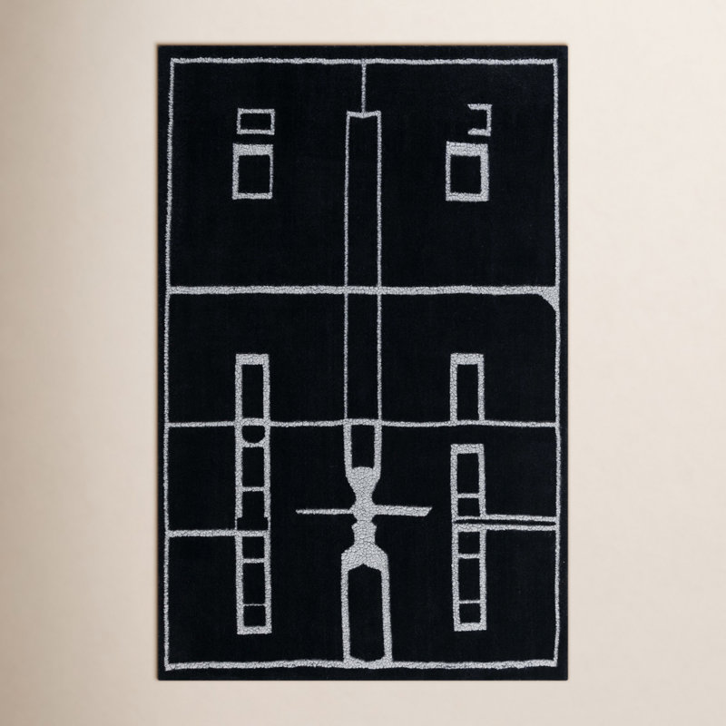 Tapis en laine Murcia, Rectangle 4 pi x 6 pi