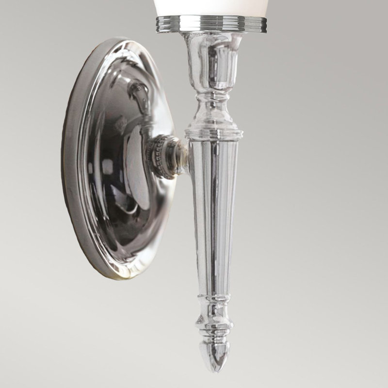 Thornsberry Dimmable Bath Sconce, Polished Chrome