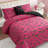 Juicy Couture Solid Plush Reversible Cheetah Bows Comforter Sets-118396644
