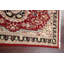 Tapis rouge en laine noué à la main de conception unique 3 pi x 5 pi 2 po New Age