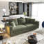 82,7 po en velours côtelé à 3 places et confortable, capacité de 750 lb, amovible pour un nouveau look, siège profond confortable, coussins de dossier luxueux, assemblage facile-1819140705