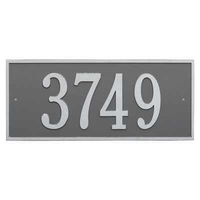 Hartford 1-Line Wall Address Plaque