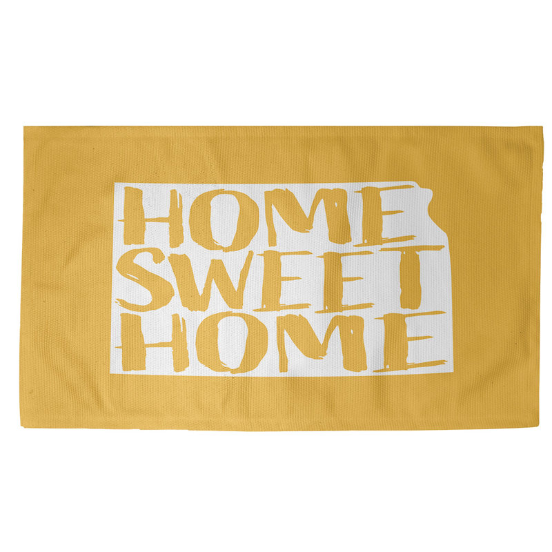 Tapis de zone jaune kansas the home, Rectangle 2 pi x 3 pi, Oui