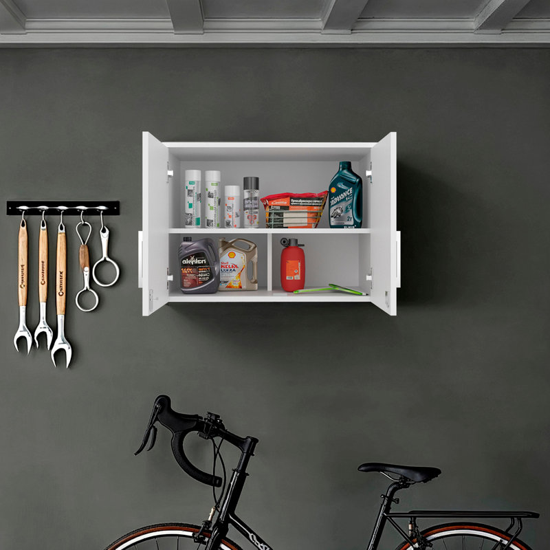 Danbury Storage Cabinet-Wall Cabinet, White