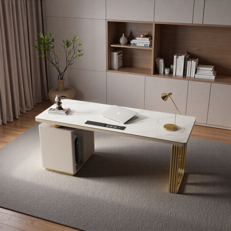 Bureau Rock-Top Modern Luxe, H 29,5 po x l 55,1 po x P 27,6 po