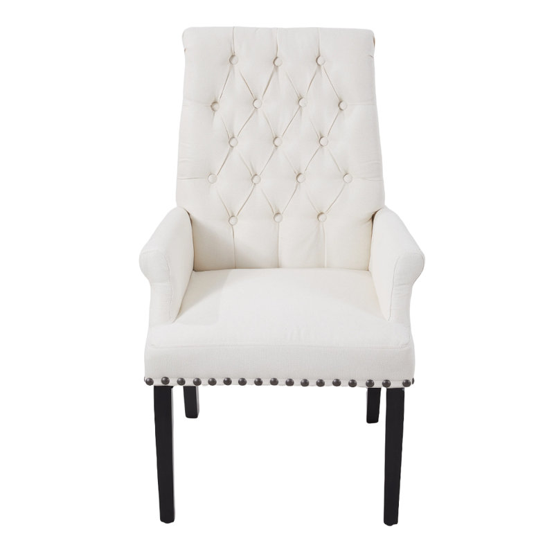 Upholstered Dining Chair, Beige