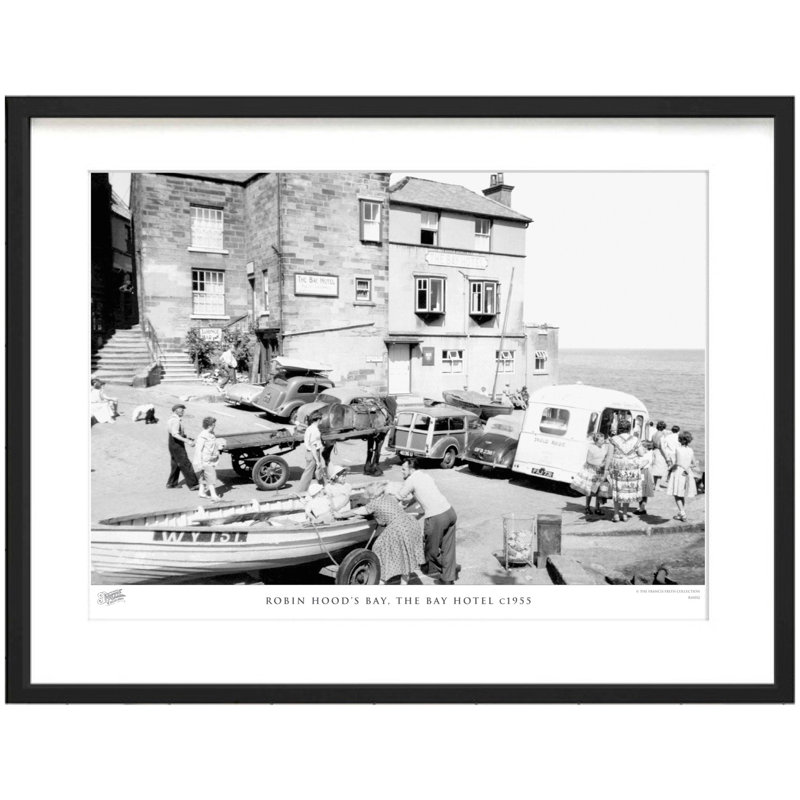 Robin Hood's Bay, The Bay Hotel C1955 by Francis Frith - Single Picture Frame Print, 60cm H x 80cm W x 2.3cm D