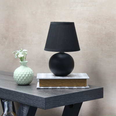 Mini lampe de table en forme de globe en céramique Amishi