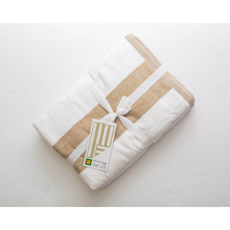 100% Cotton Midweight Beach Towel, Sand