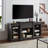 Media Console Table With Large Storage Cabinet, Modern TV Media Entertaionment Stand, , 65.75"W*17"D*32.48"H-592416757