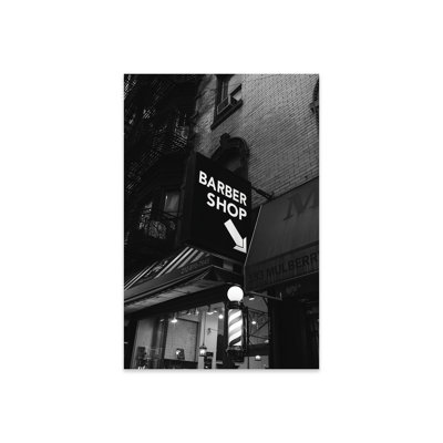 " Manhattan Barber Shop " Painting