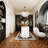 Modern Closet Island With Stone-Textured Top & Built-In Power Outlets-548381887