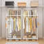 Pinnell 72.5cm Rolling Clothing Rack-108341935