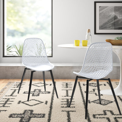 43.99cm H Cross Back Side Chair