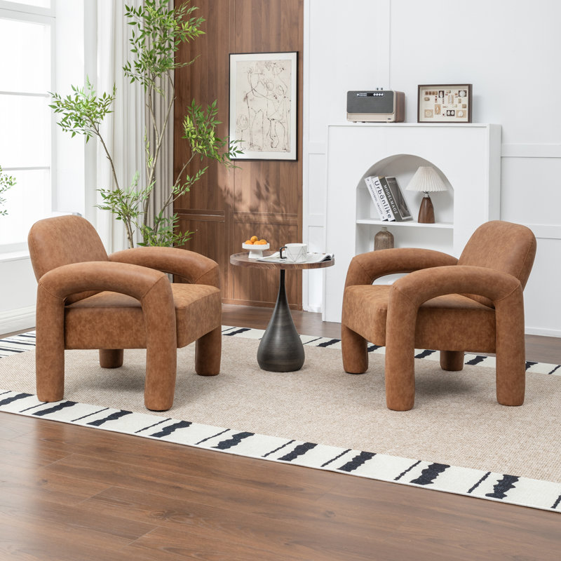 Fauteuil Iryanna, Brun