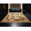 Tapis lavable à la machine à motif rétro dans un style rétro de la vieille ville de Cracovie - brun et beige