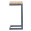 Table d'appoint moderne moderne - Structure et tas en bois de sapin naturel