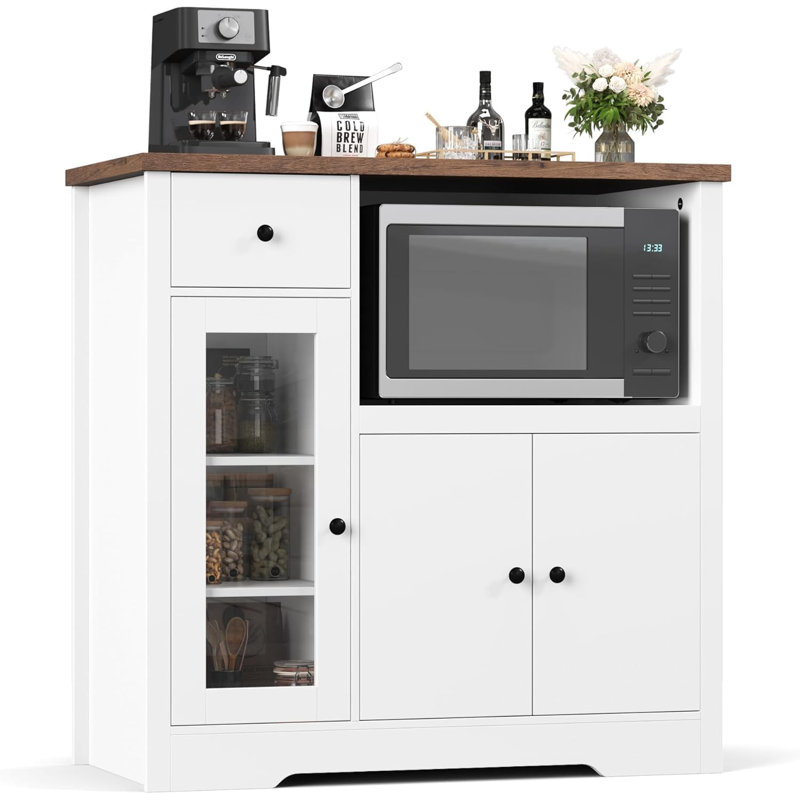 35cm Kitchen Pantry, White
