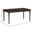 Mid Century Dining Table Set, Rectangular Dining Table With Solid Wood Legs And Upholstered King Louis Back Dining Chairs For Kitchen/Dining Room-799333843-799333842-799333855