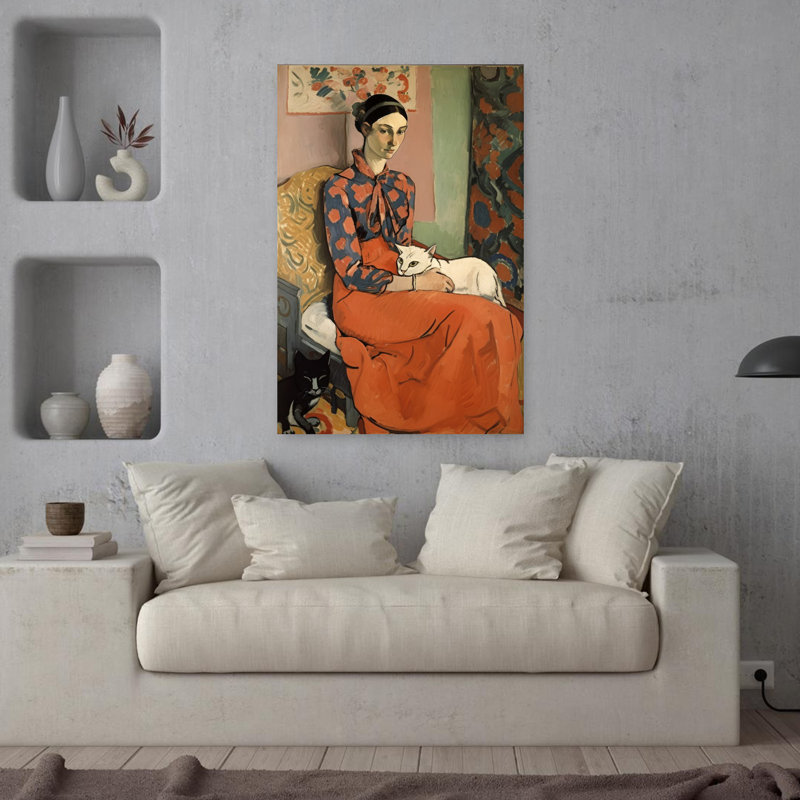 Art contemporain, art contemporain abstrait, H 36 po x l 24 po