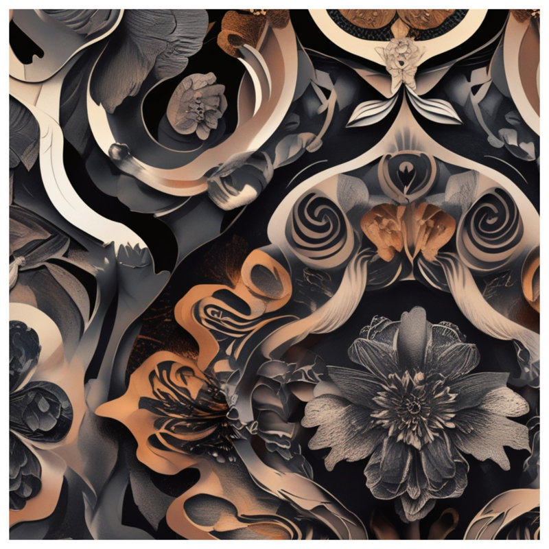 Couvertures ornées à motif floral, 60 po L x 80 po H