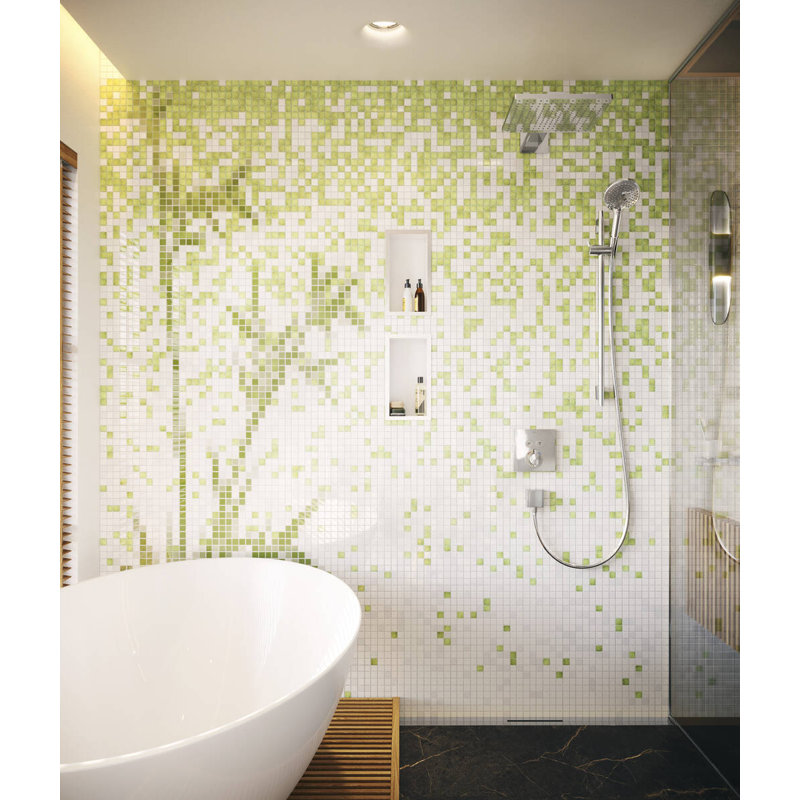 Unica S 36" Wall Bar, Chrome