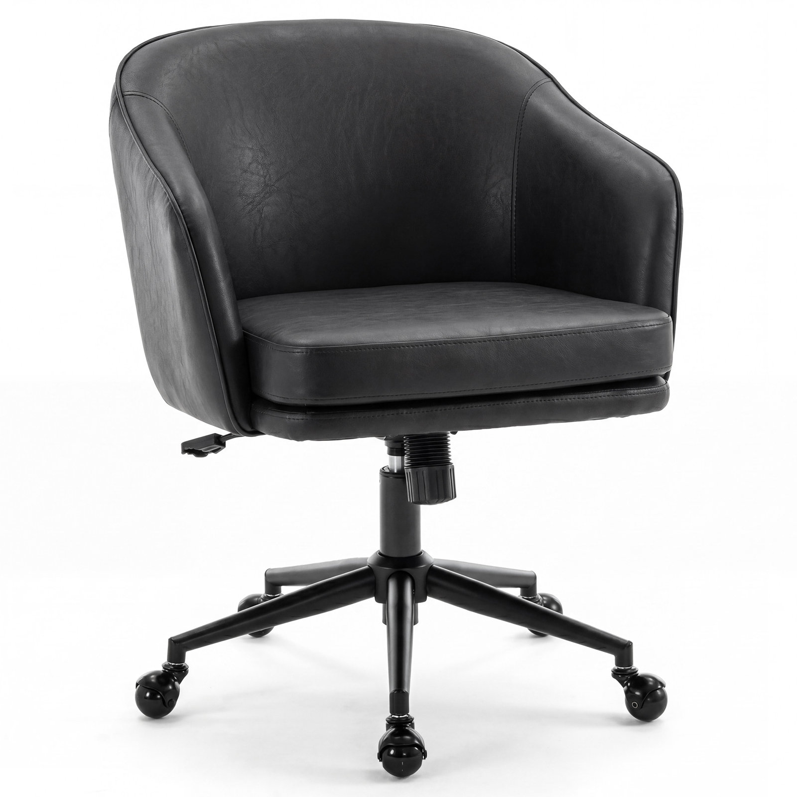 Toscani Office Chair with Lumbar Support, Black