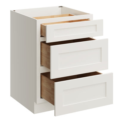 Armoire de cuisine avec 3 tiroirs H 34,5 po x P 24 po de la collection Casainc