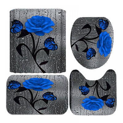 Ensemble de 4 tapis de bain Obanion