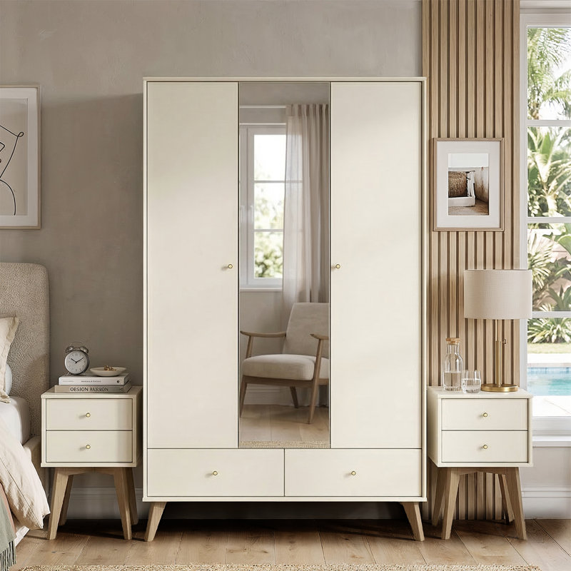 Abby Homestead 2 Piece Bedroom Set , Ivory