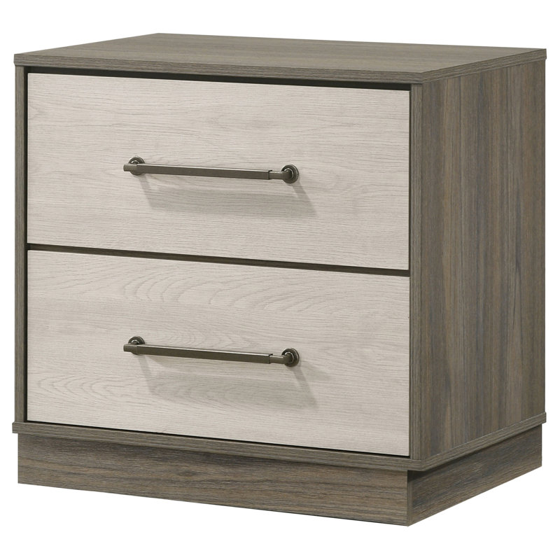 Table de chevet 2 tiroirs Edmondson