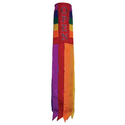 Double Sided 40'' H x 6'' W Polyester Wind Sock