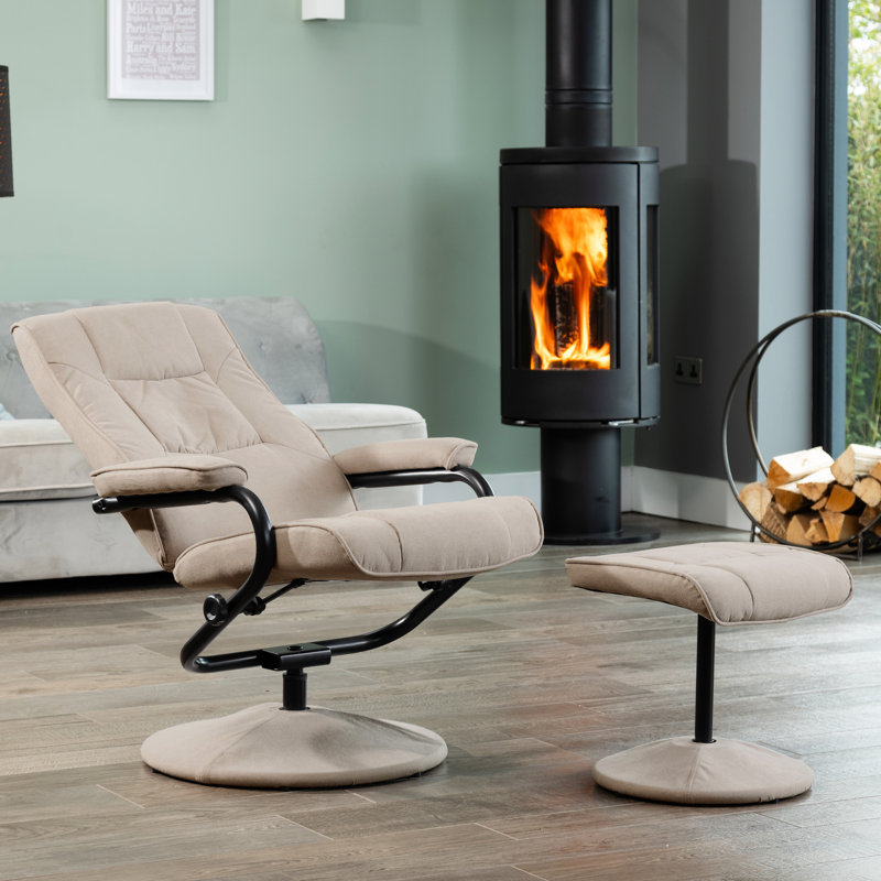 Porthleven 68 Wide Recliner, Light Brown