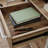 Rustic Spindle Design Desk,  Home Office Desk with Storage Drawers & Cubby, Metal Frame