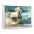 White Floater Framed