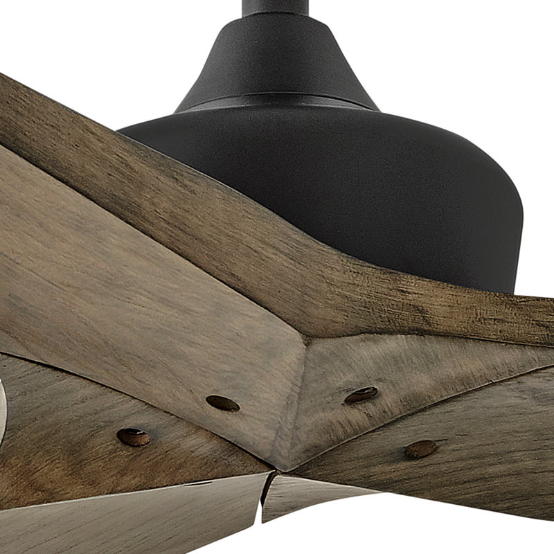 Ventilateur intelligent Chisel 52 po avec télécommande Hiro, Brun
