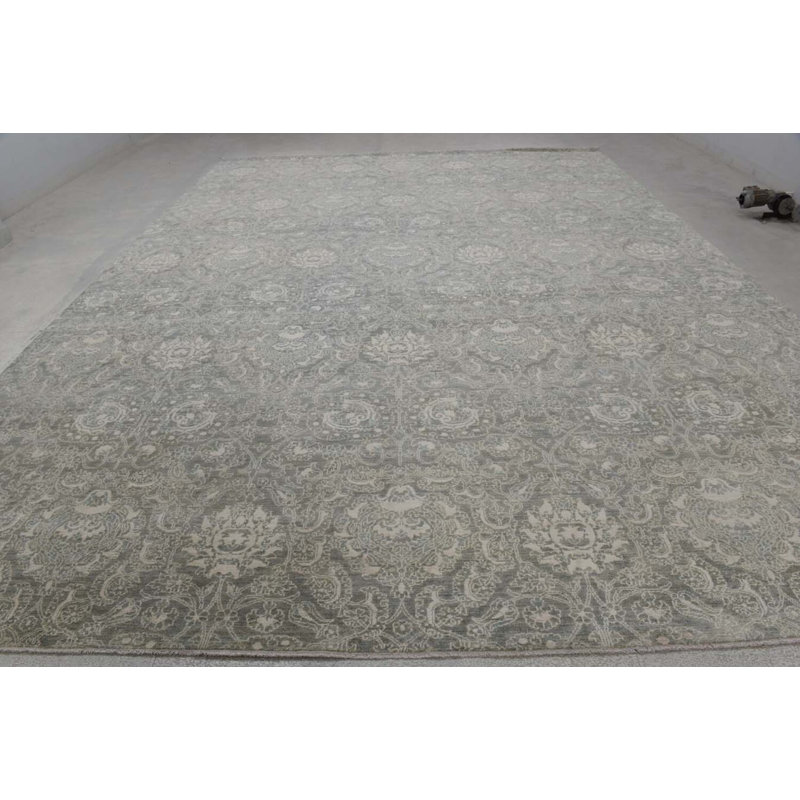 Transitional One-of-a-Kind Rectangle 11'11" X 15'11" Hand Knotted Area Rug