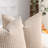 Soft Chenille Stripes Solid Cushion Cover Cozy Neutral Farmhouse Pillow Covers-111961570-111961569