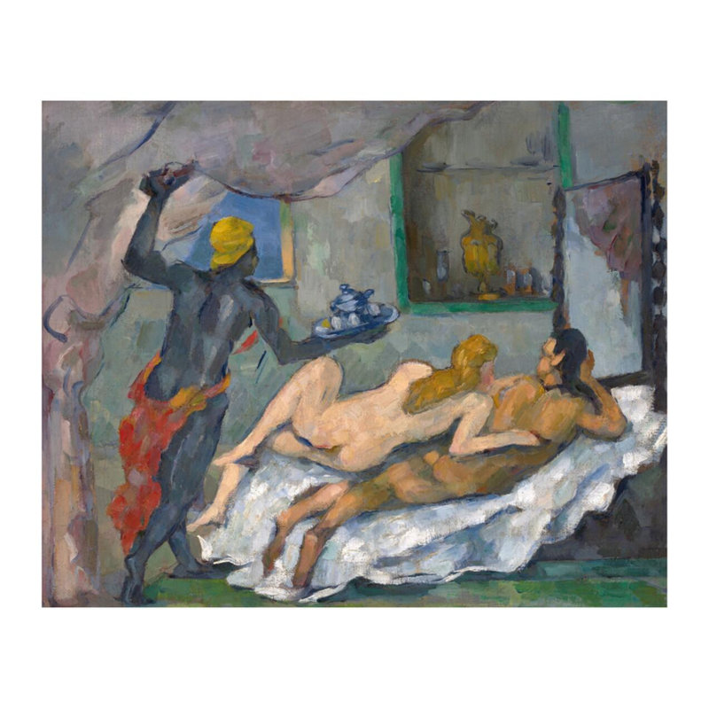 «L'Après-midi à Naples» par Paul Cézanne, H 22 po x l 28 po