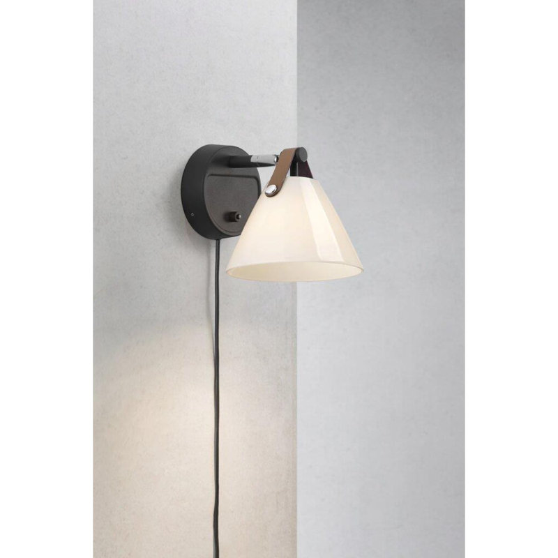 0cm H Integrated LED Outdoor Fisherman Light, Black, Black