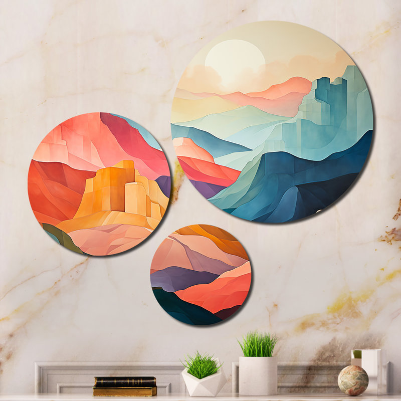 Abstract Wall Decor on Metal