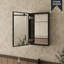 Armoire à pharmacie en miroir noir mat l 15 po x H 24 po Flicker-1390307338-1390308341
