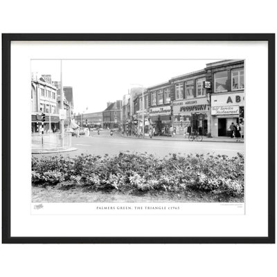 Palmers Green, The Triangle C1965 by Francis Frith - Single Picture Frame Print