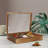 Wooden Spice Box with 12 Containers with Wooden Spoon