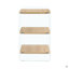 Trois niveaux de tables de chevet.-471373187