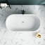 Baignoire de trempage autoportante en acrylique 59 po. X 31 po.