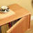 Retro design solid wood TV cabinet
