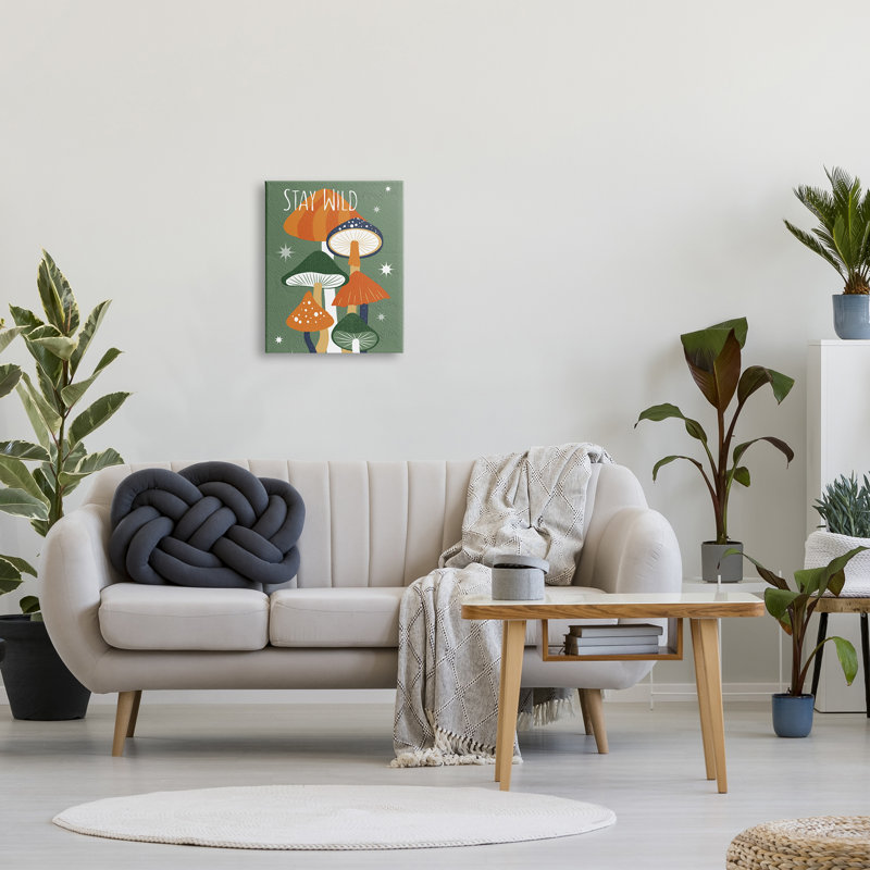«Stay Wild Mushroom» par Martina Pavlova, H 20 po x l 16 po x P 1,5 po