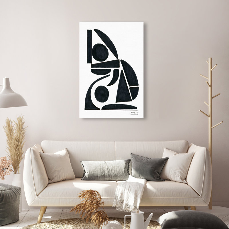 Manuel Roman - Abstracto Print by Oliver Gal, 15"H x 10"W, Gallery Wrapped