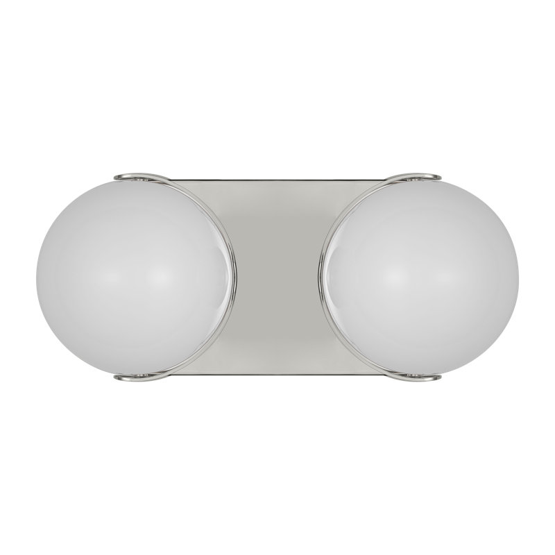 Syrie 2 - Light Dimmable LED Bath Bar, Polished Nickel